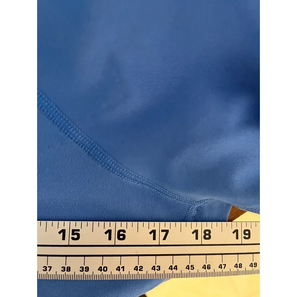 Women's Nike Pro Hyper Warm Hybrid Training Top Blue Large NWOT